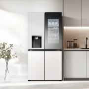 냉장고 LG 디오스 오브제컬렉션 STEM 얼음정수 냉장고 (노크온 매직스페이스) (W825MRH49-B.AKOR) 썸네일이미지 1