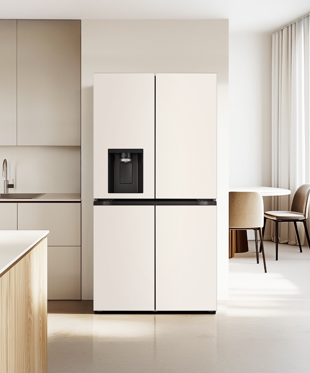냉장고 LG 디오스 오브제컬렉션 STEM 얼음정수 냉장고 (정수전용 디스펜서) (J805MEE04-B.CKOR) 메인이미지 0