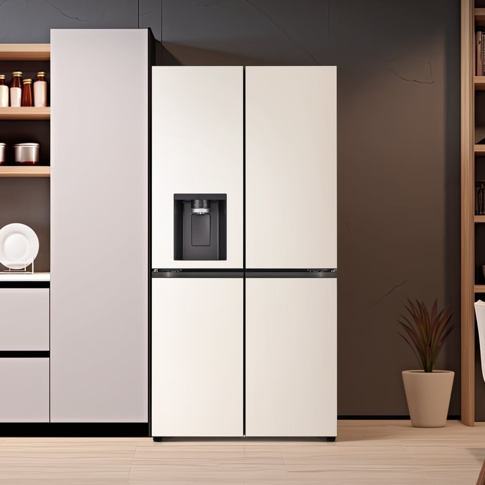 냉장고 LG 디오스 오브제컬렉션 STEM 얼음정수 냉장고 (매직스페이스) (J825GBB14-B.CKOR) 메인이미지 1