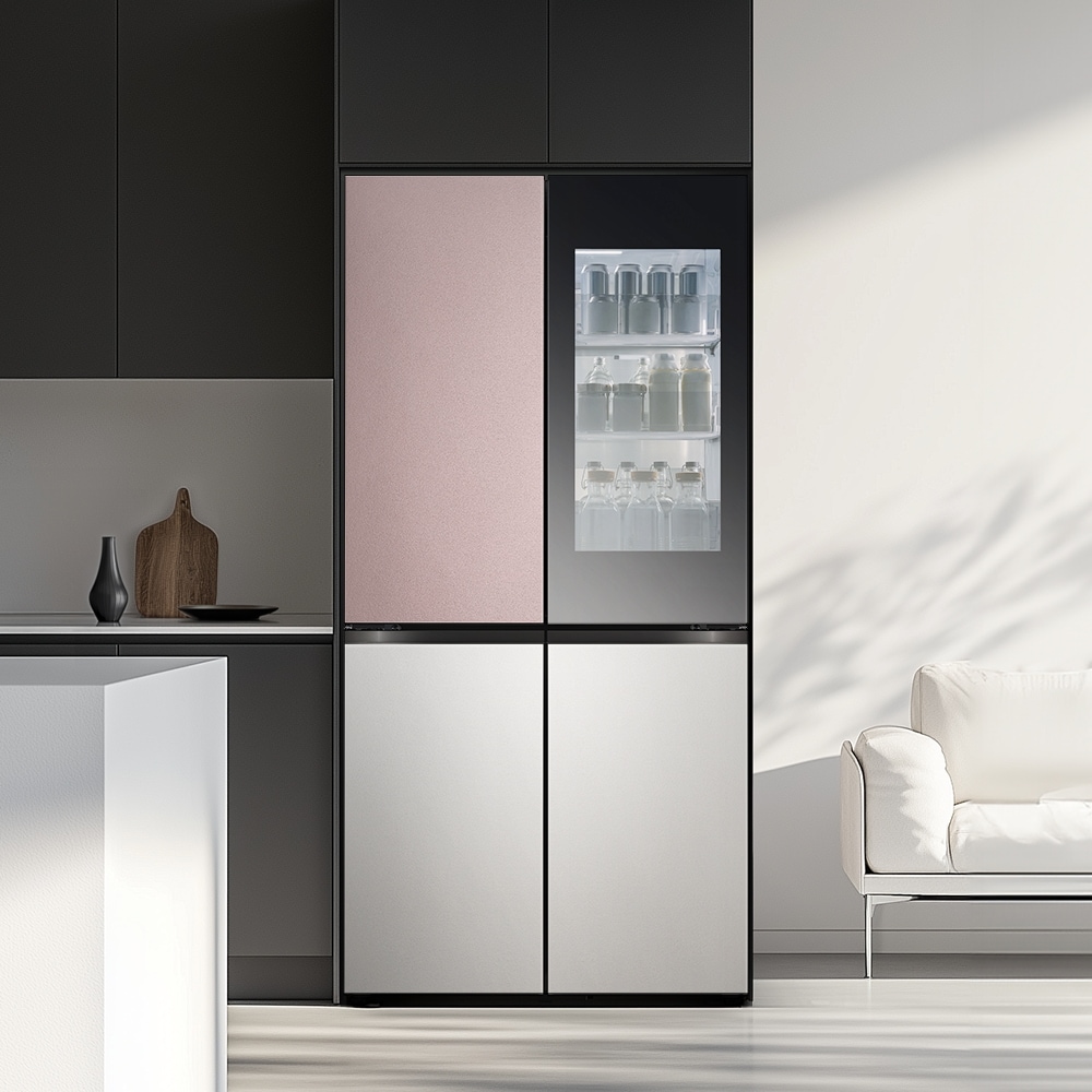 냉장고 LG 디오스 오브제컬렉션 STEM 베이직 냉장고 Fit & Max (노크온) (M626SKV352S.AKOR) 메인이미지 1