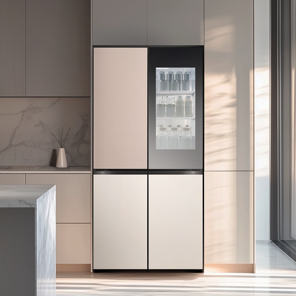 냉장고 LG 디오스 오브제컬렉션 STEM 베이직 냉장고 Fit & Max (노크온) (M626GAG35-B.AKOR) 메인이미지 1