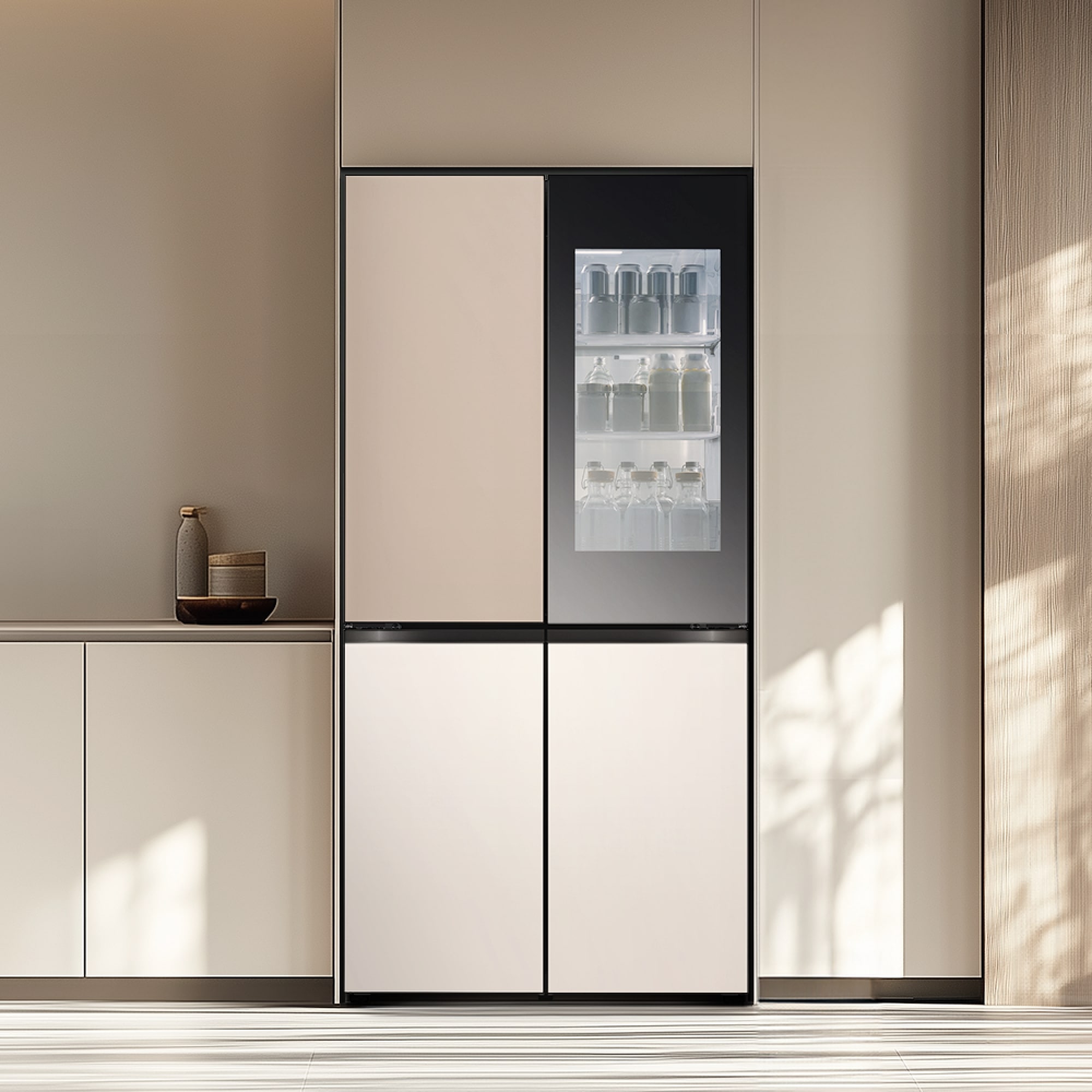 냉장고 LG 디오스 오브제컬렉션 STEM 베이직 냉장고 Fit & Max (노크온) (M626GCB35-B.AKOR) 줌이미지 1