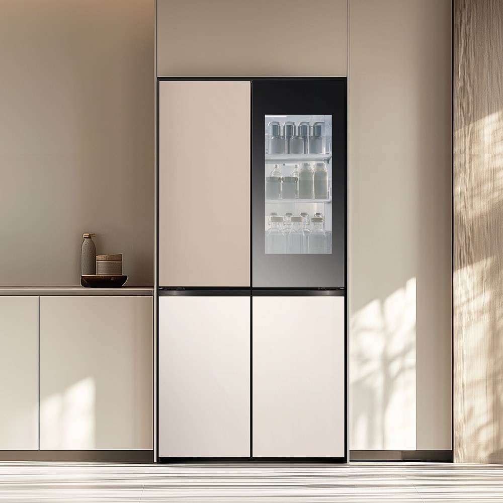 냉장고 LG 디오스 오브제컬렉션 STEM 베이직 냉장고 Fit & Max (노크온) (M626GCB35-B.AKOR) 메인이미지 1