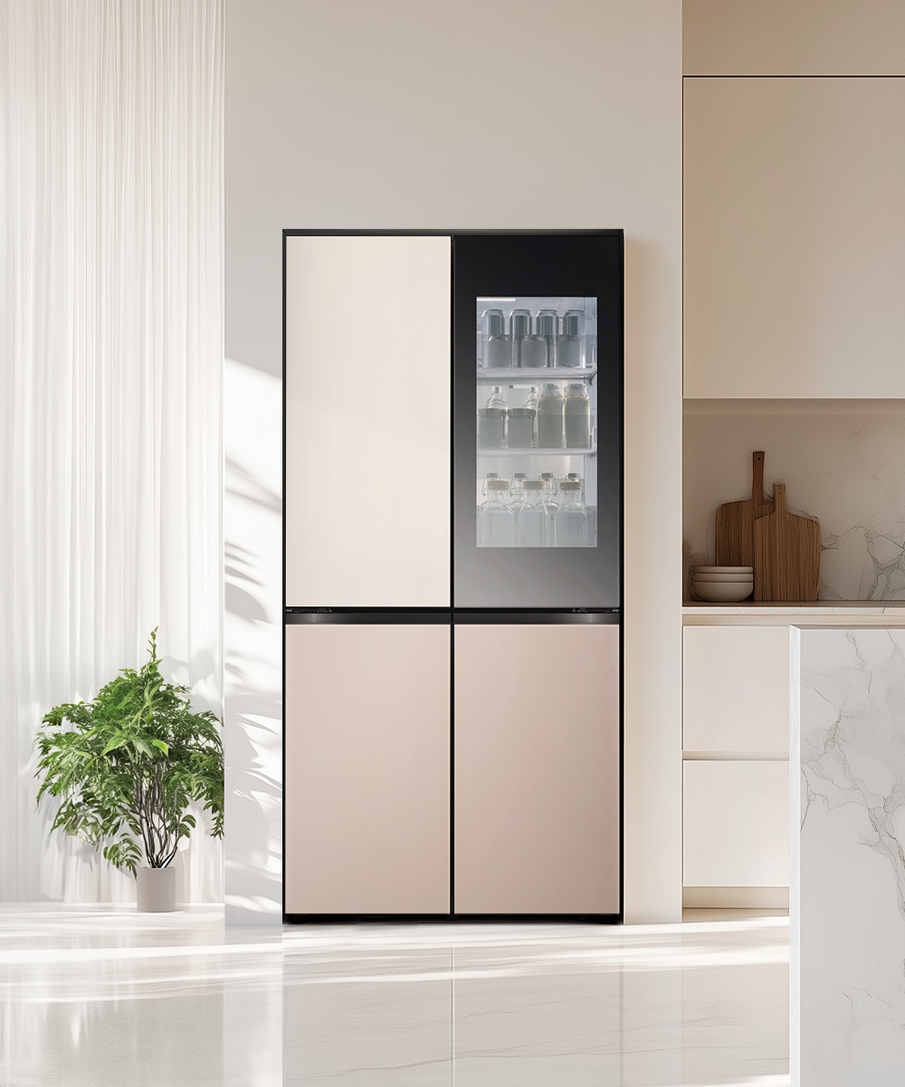 냉장고 LG 디오스 오브제컬렉션 STEM 베이직 냉장고 Fit & Max (노크온) (M626GGA35-B.AKOR) 메인이미지 0