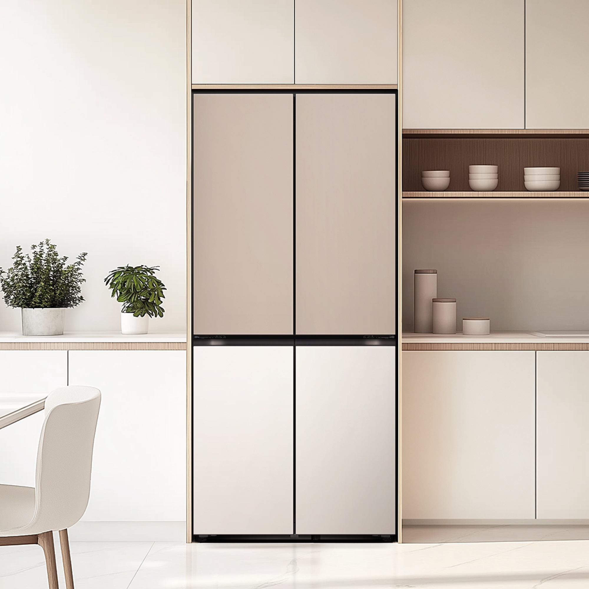 냉장고 LG 디오스 오브제컬렉션 냉장고 Fit & Max (M516GCB012S.CKOR) 줌이미지 1