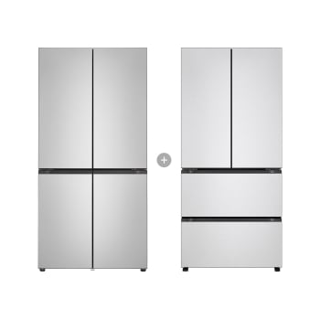 LG 디오스 오브제컬렉션 STEM 베이직 냉장고 Fit & Max + LG 디오스 오브제컬렉션 김치톡톡 Fit & Max