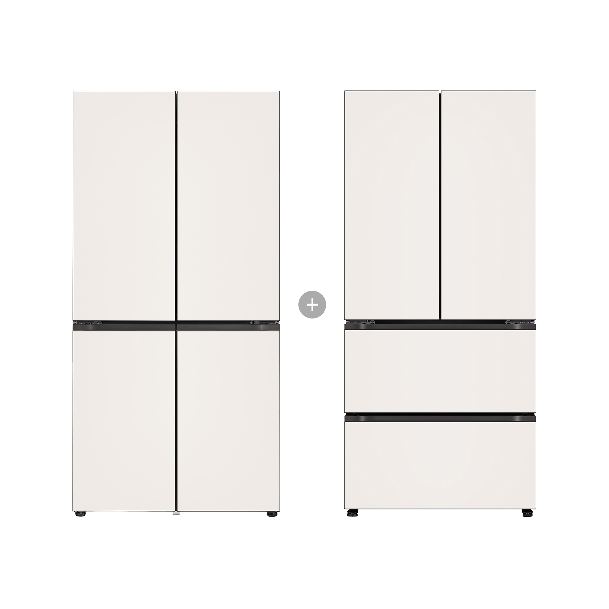 김치냉장고 LG 디오스 오브제컬렉션 STEM 베이직 냉장고 Fit & Max + LG 디오스 오브제컬렉션 김치톡톡(본체) (R1081GBB055.AKOR) 줌이미지 0