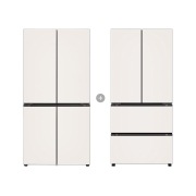 김치냉장고 LG 디오스 오브제컬렉션 STEM 베이직 냉장고 Fit & Max + LG 디오스 오브제컬렉션 김치톡톡(본체) (R1081GBB055.AKOR) 썸네일이미지 0