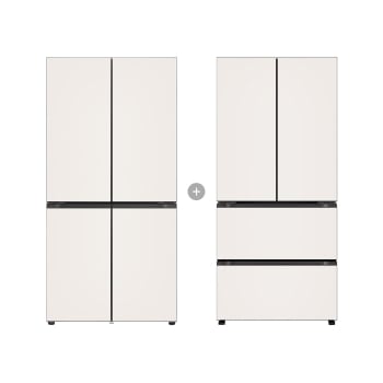 LG 디오스 오브제컬렉션 냉장고 Fit & Max + LG 디오스 오브제컬렉션 김치톡톡(본체)