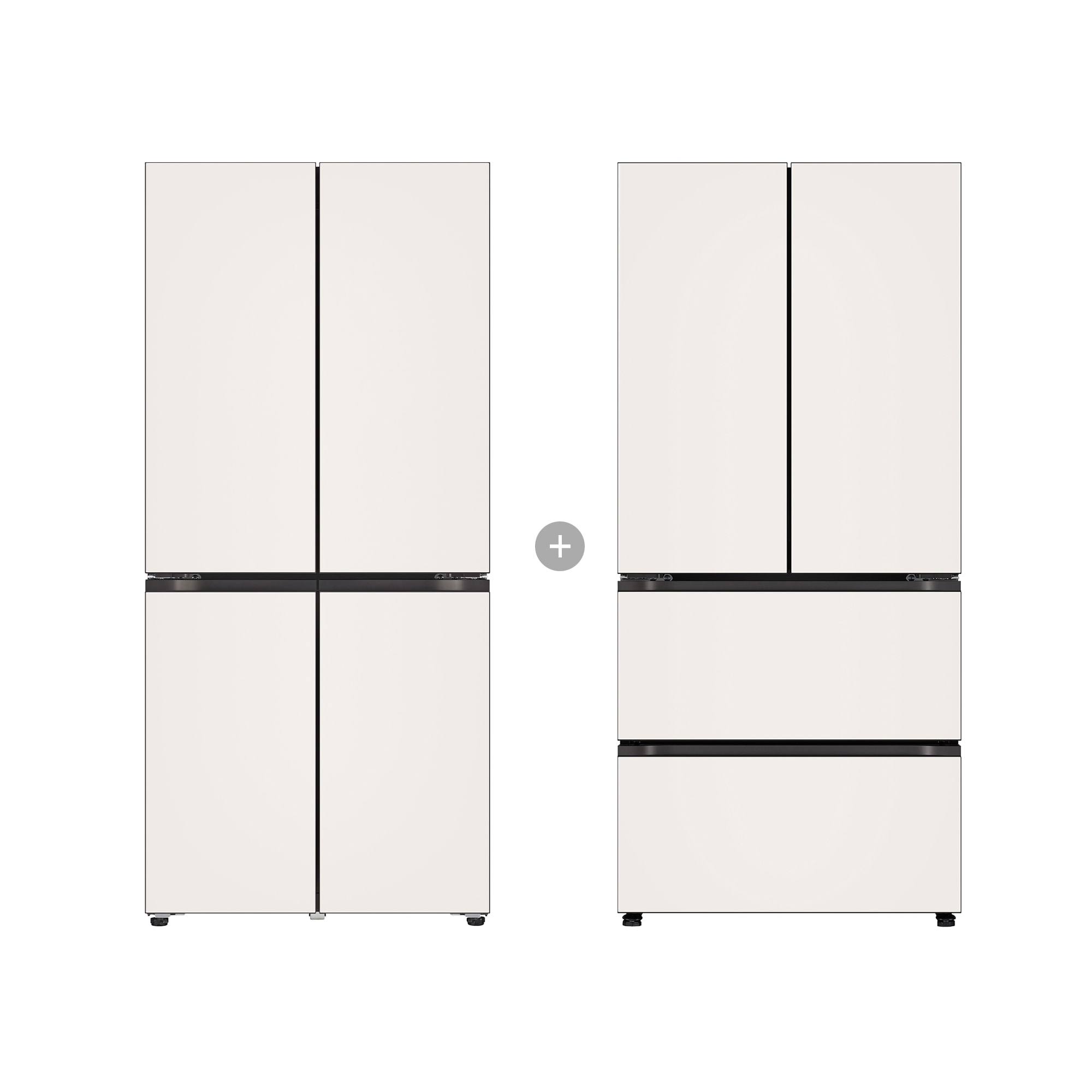 냉장고 LG 디오스 오브제컬렉션 냉장고 Fit & Max + LG 디오스 오브제컬렉션 김치톡톡 Fit & Max (R984GBB012.AKOR) 줌이미지 1