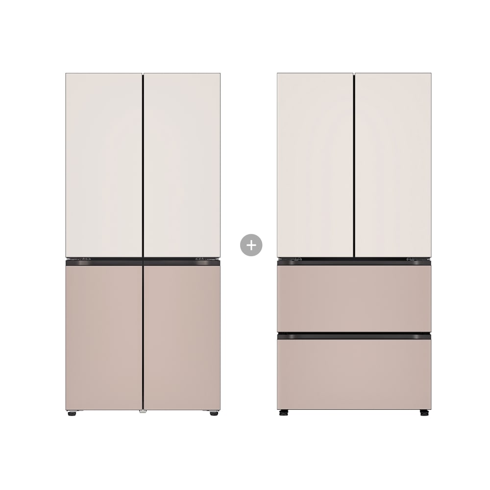 냉장고 LG 디오스 오브제컬렉션 냉장고 Fit & Max + LG 디오스 오브제컬렉션 김치톡톡 Fit & Max (R984GGA012.AKOR) 메인이미지 0