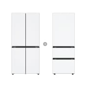 냉장고 LG 디오스 오브제컬렉션 냉장고 Fit & Max + LG 디오스 오브제컬렉션 김치톡톡 Fit & Max (R828MQQ012.AKOR) 썸네일이미지 1