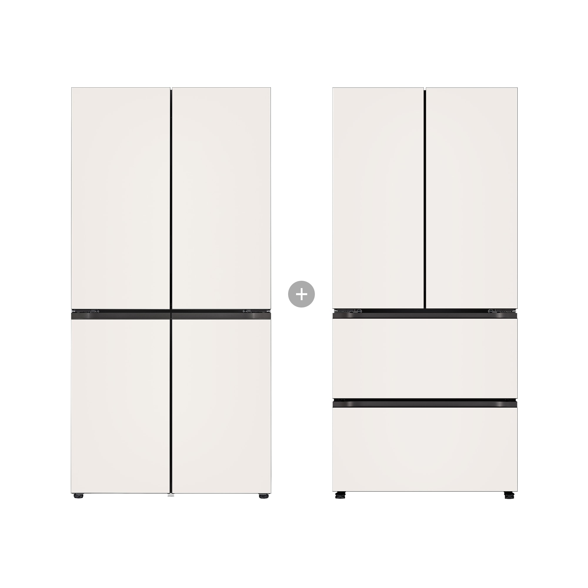 냉장고 LG 디오스 오브제컬렉션 STEM 베이직 냉장고 Fit & Max + LG 디오스 오브제컬렉션 김치톡톡 Fit & Max (R1081GBB05L.AKOR) 줌이미지 1