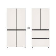 냉장고 LG 디오스 오브제컬렉션 STEM 베이직 냉장고 Fit & Max + LG 디오스 오브제컬렉션 김치톡톡 Fit & Max (R1081GBB05L.AKOR) 썸네일이미지 1