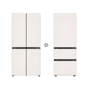 냉장고 LG 디오스 오브제컬렉션 냉장고 Fit & Max + LG 디오스 오브제컬렉션 김치톡톡 Fit & Max (R828GBB012.AKOR) 썸네일이미지 1