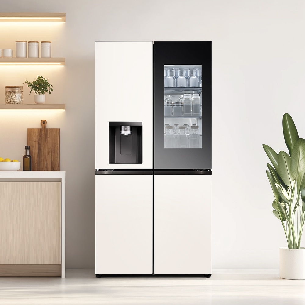 냉장고 LG 디오스 AI 오브제컬렉션 STEM 얼음정수 냉장고 (노크온 매직스페이스) (W826GBB482.AKOR) 메인이미지 1