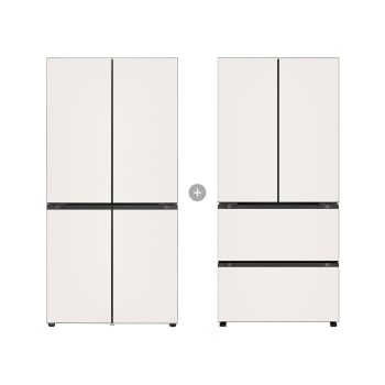 LG 디오스 오브제컬렉션 냉장고 Fit & Max + LG 디오스 오브제컬렉션 김치톡톡 Fit & Max