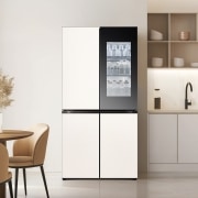냉장고 LG 디오스 AI 오브제컬렉션 STEM 베이직 냉장고 (노크온 더블매직스페이스) (M876GBB582.AKOR) 썸네일이미지 1