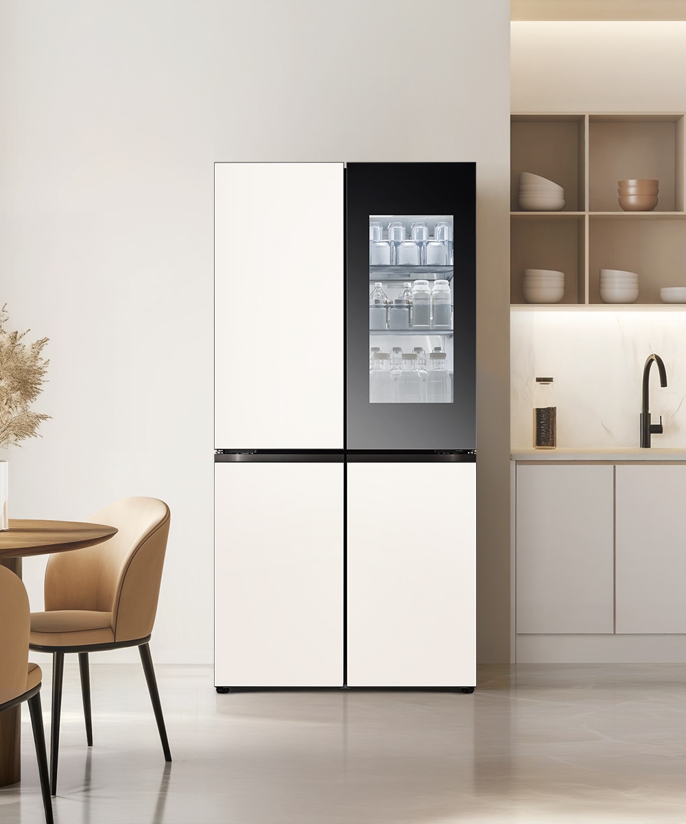 냉장고 LG 디오스 AI 오브제컬렉션 STEM 베이직 냉장고 (노크온 매직스페이스) (M876GBB47-B.AKOR) 메인이미지 0
