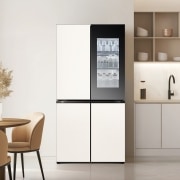 냉장고 LG 디오스 AI 오브제컬렉션 STEM 베이직 냉장고 (노크온 매직스페이스) (M876GBB47-B.AKOR) 썸네일이미지 1