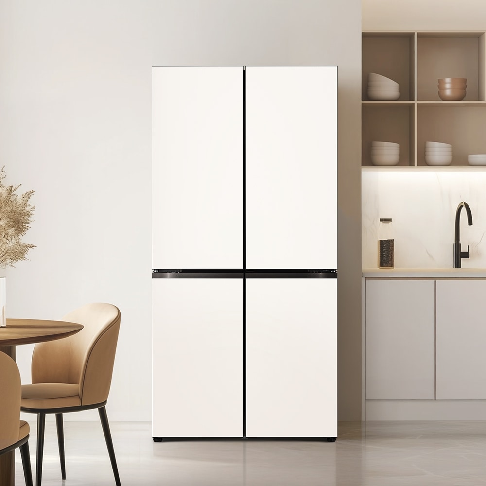 냉장고 LG 디오스 AI 오브제컬렉션 STEM 베이직 냉장고 (매직스페이스) (M876GBB18-B.AKOR) 메인이미지 1