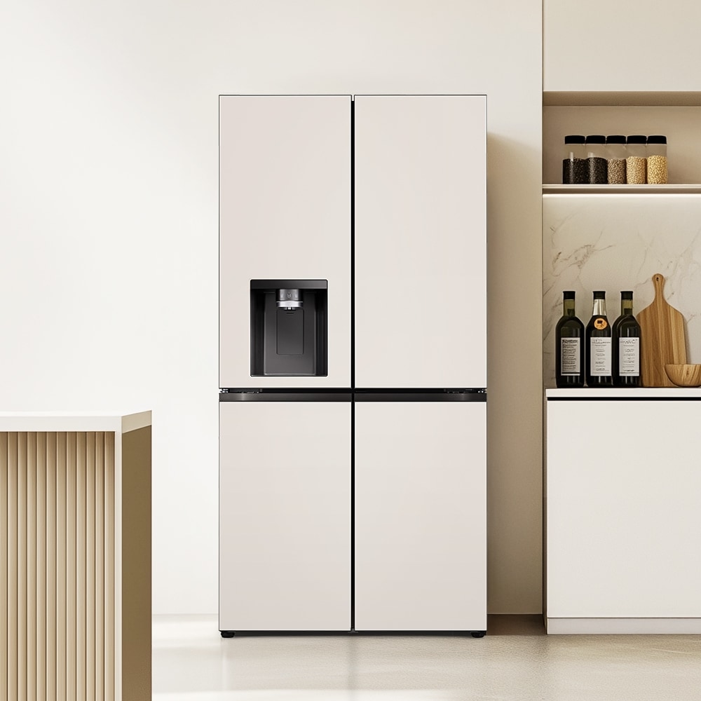 냉장고 LG 디오스 AI 오브제컬렉션 STEM 얼음정수 냉장고 (매직스페이스) (W826GGG18-B.AKOR) 메인이미지 1