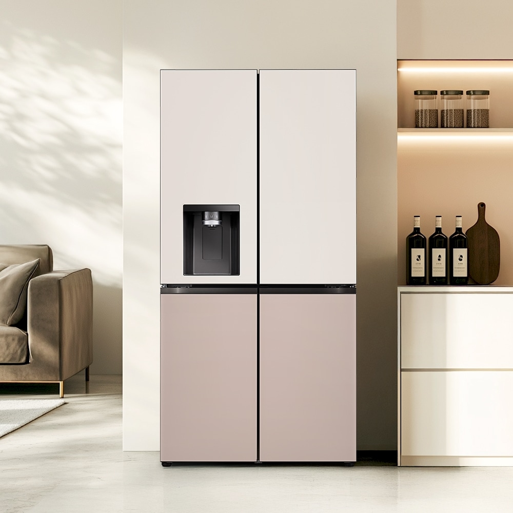 냉장고 LG 디오스 AI 오브제컬렉션 STEM 얼음정수 냉장고 (매직스페이스) (W826GGA182S.AKOR) 메인이미지 1