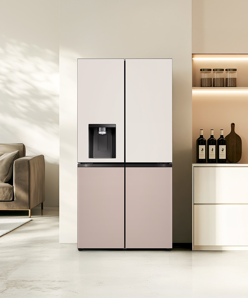 냉장고 LG 디오스 AI 오브제컬렉션 STEM 얼음정수 냉장고 (매직스페이스) (W826GGA182S.AKOR) 메인이미지 0