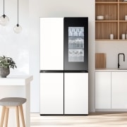 냉장고 LG 디오스 AI 오브제컬렉션 STEM 베이직 냉장고 (노크온 더블매직스페이스) (M876GQQ582S.AKOR) 썸네일이미지 1