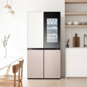 냉장고 LG 디오스 AI 오브제컬렉션 STEM 베이직 냉장고 (노크온 더블매직스페이스) (M876GGA58-B.AKOR) 썸네일이미지 1
