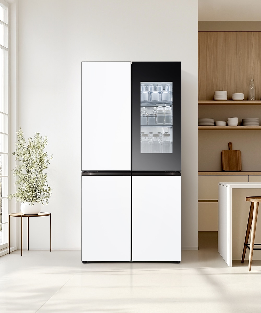 냉장고 LG 디오스 AI 오브제컬렉션 STEM 베이직 냉장고 (노크온 더블매직스페이스) (M876MQQ582S.AKOR) 메인이미지 0