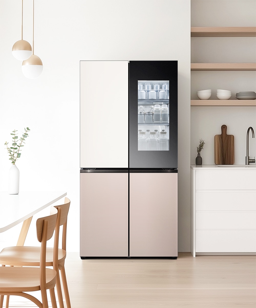 냉장고 LG 디오스 AI 오브제컬렉션 STEM 베이직 냉장고 (노크온 매직스페이스) (M876GGA472S.AKOR) 메인이미지 0