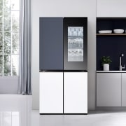 냉장고 LG 디오스 AI 오브제컬렉션 STEM 베이직 냉장고 (노크온 매직스페이스) (M876MNQ472S.AKOR) 썸네일이미지 1