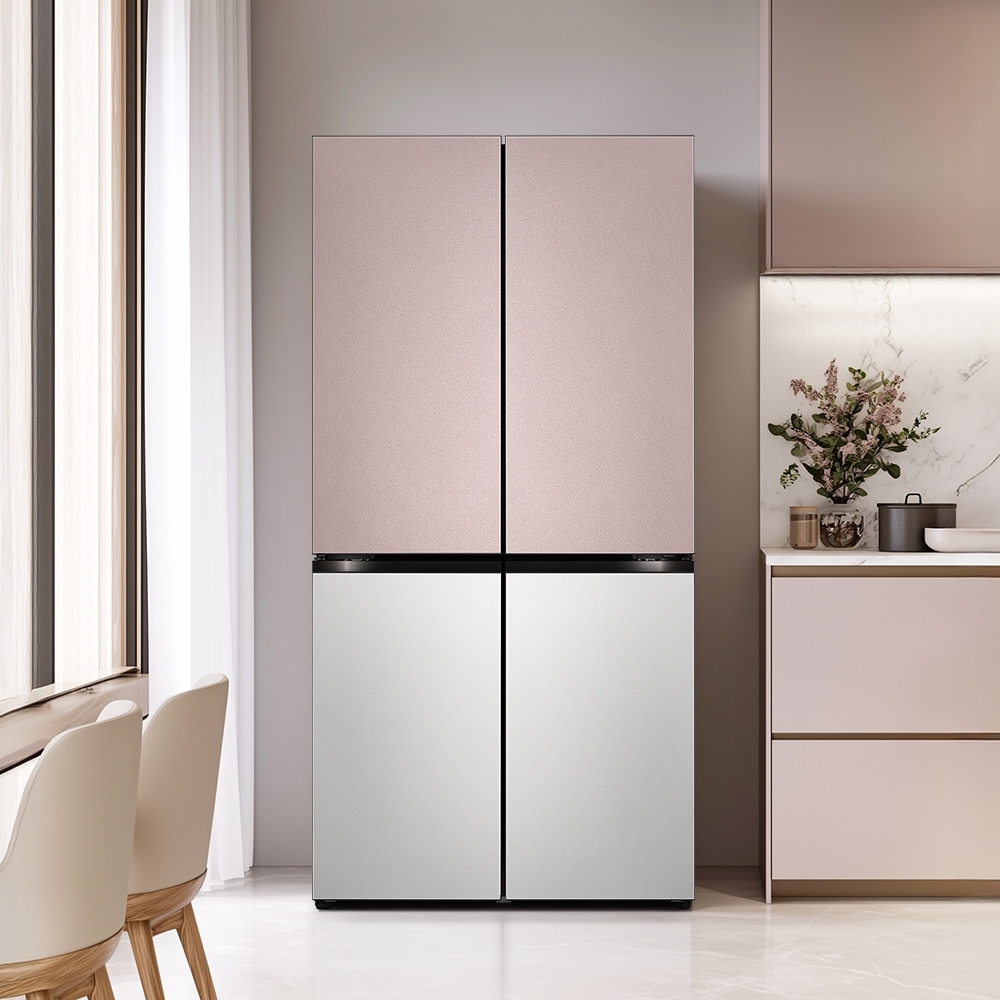 냉장고 LG 디오스 AI 오브제컬렉션 STEM 베이직 냉장고 (매직스페이스) (M876SKV18-B.AKOR) 메인이미지 1