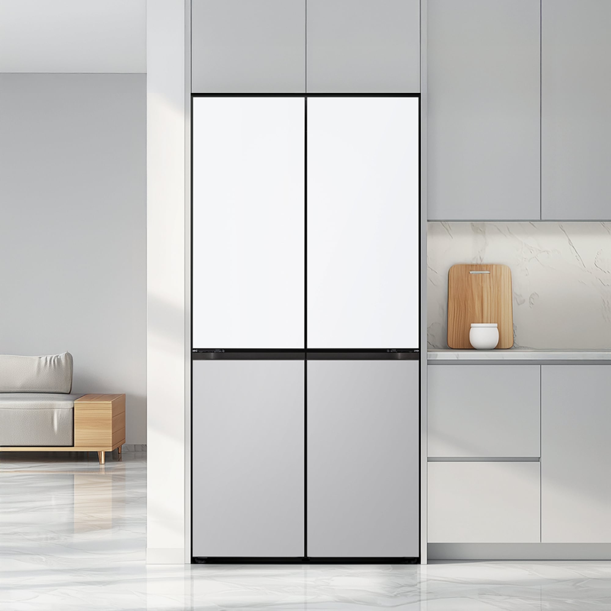 냉장고 LG 디오스 AI 오브제컬렉션 냉장고 Fit & Max (M616MQR0M1.AKOR) 줌이미지 1