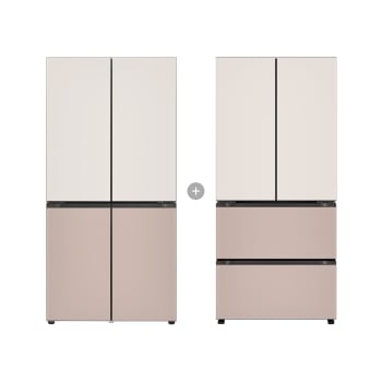 LG 디오스 오브제컬렉션 냉장고 Fit & Max + LG 디오스 오브제컬렉션 김치톡톡 Fit & Max