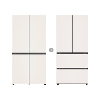 LG 디오스 오브제컬렉션 냉장고 Fit & Max + LG 디오스 오브제컬렉션 김치톡톡 Fit & Max