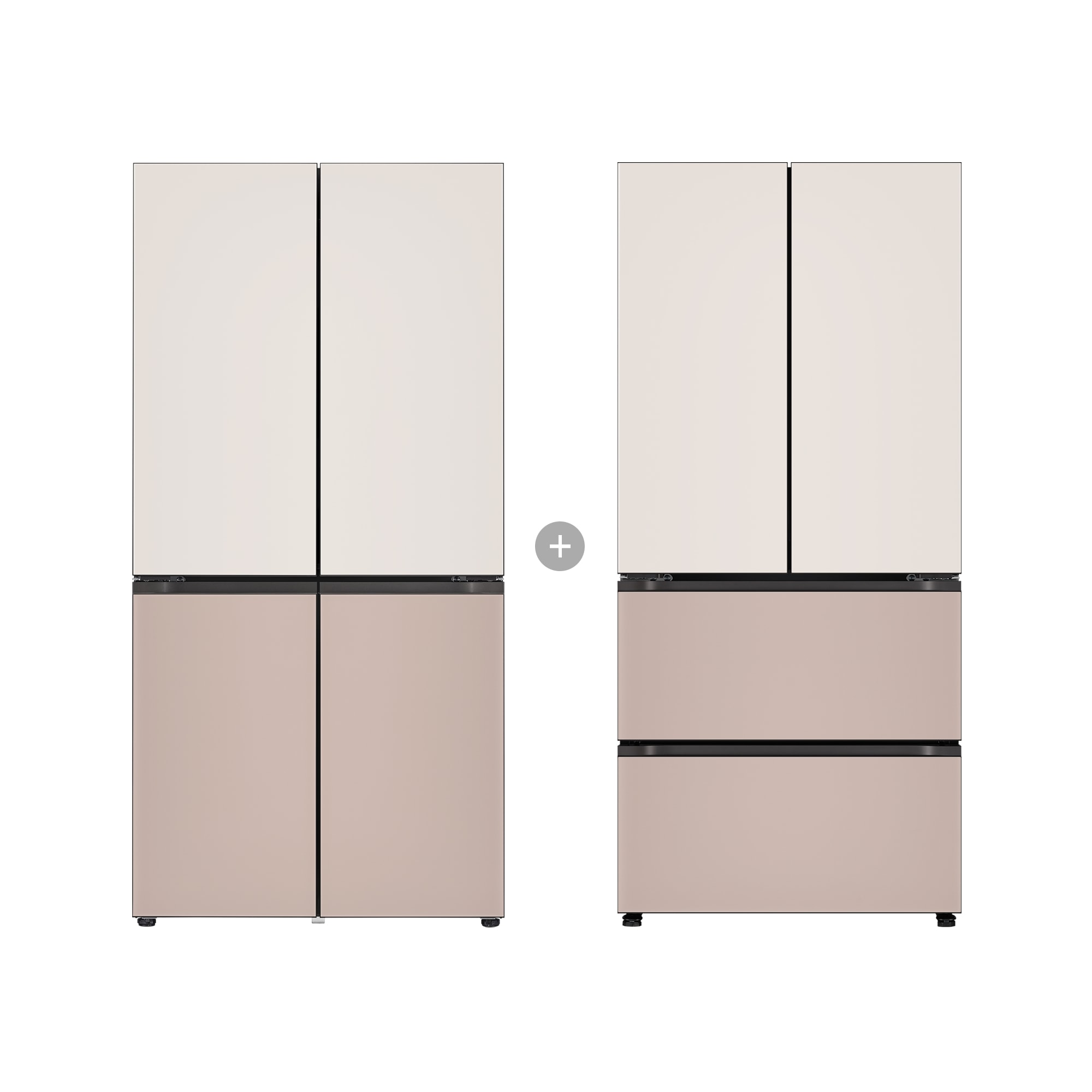 냉장고 LG 디오스 오브제컬렉션 냉장고 Fit & Max + LG 디오스 오브제컬렉션 김치톡톡 Fit & Max (R1093GGA022.AKOR) 줌이미지 1