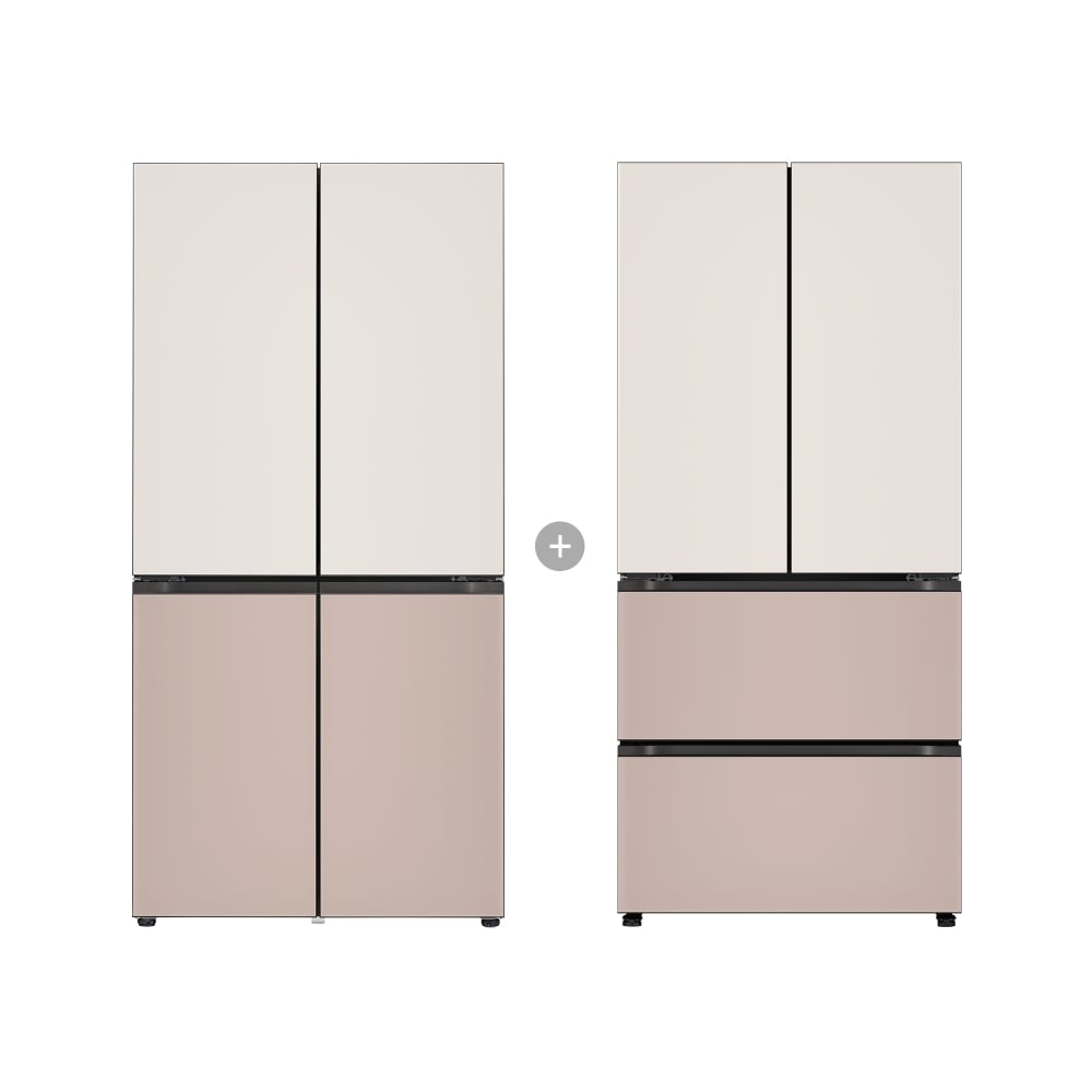 냉장고 LG 디오스 오브제컬렉션 냉장고 Fit & Max + LG 디오스 오브제컬렉션 김치톡톡 Fit & Max (R1093GGA022.AKOR) 메인이미지 0