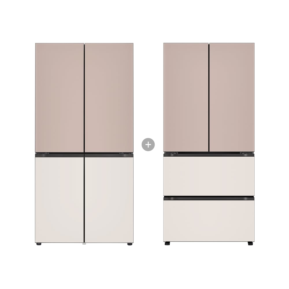 냉장고 LG 디오스 오브제컬렉션 냉장고 Fit & Max + LG 디오스 오브제컬렉션 김치톡톡 Fit & Max (R1093GAG022.AKOR) 메인이미지 0