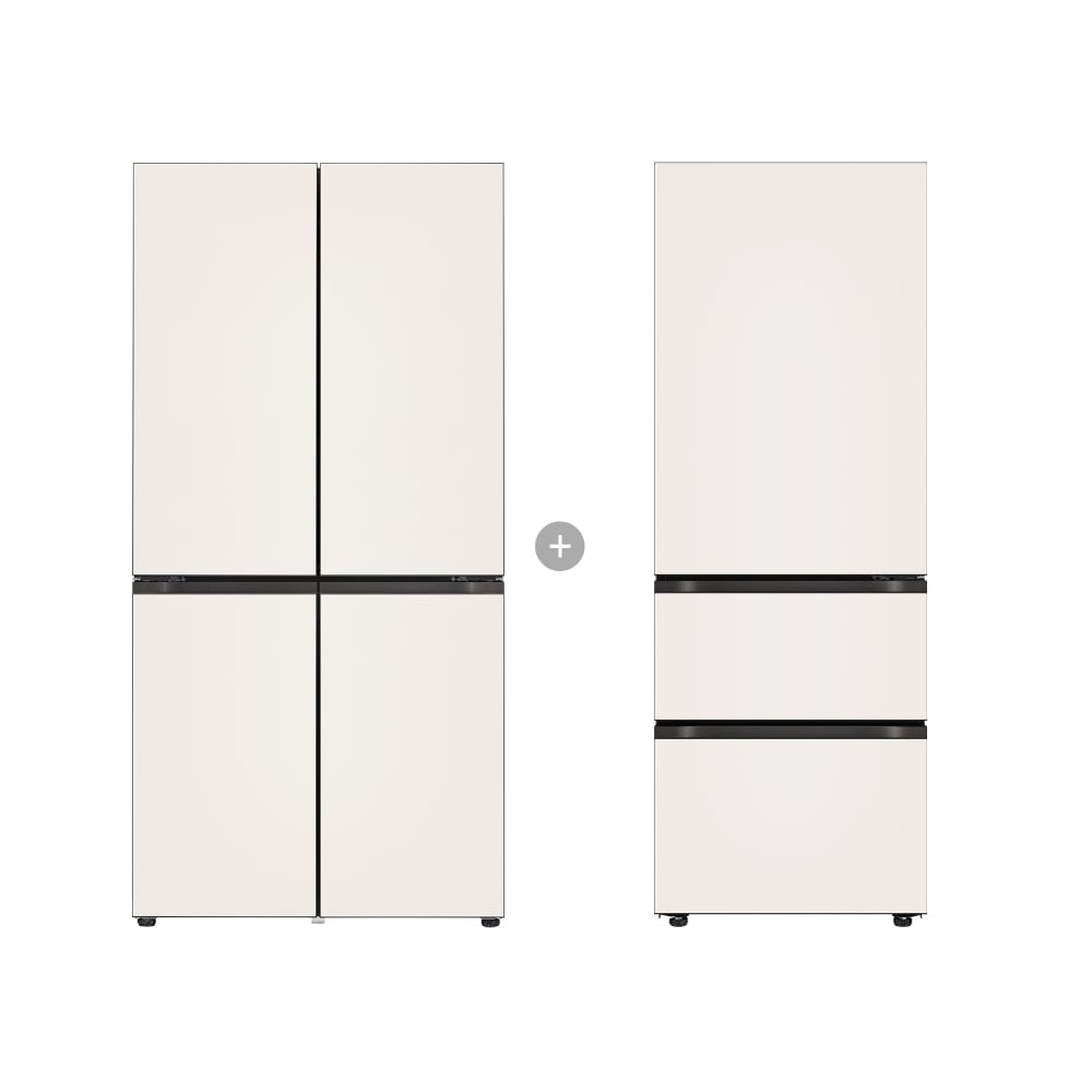 냉장고 LG 디오스 오브제컬렉션 냉장고 Fit & Max + LG 디오스 오브제컬렉션 김치톡톡 Fit & Max (R937GBB022.AKOR) 메인이미지 0