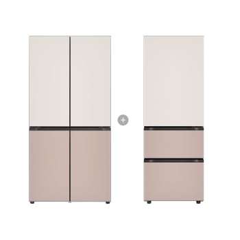 LG 디오스 오브제컬렉션 냉장고 Fit & Max + LG 디오스 오브제컬렉션 김치톡톡 Fit & Max