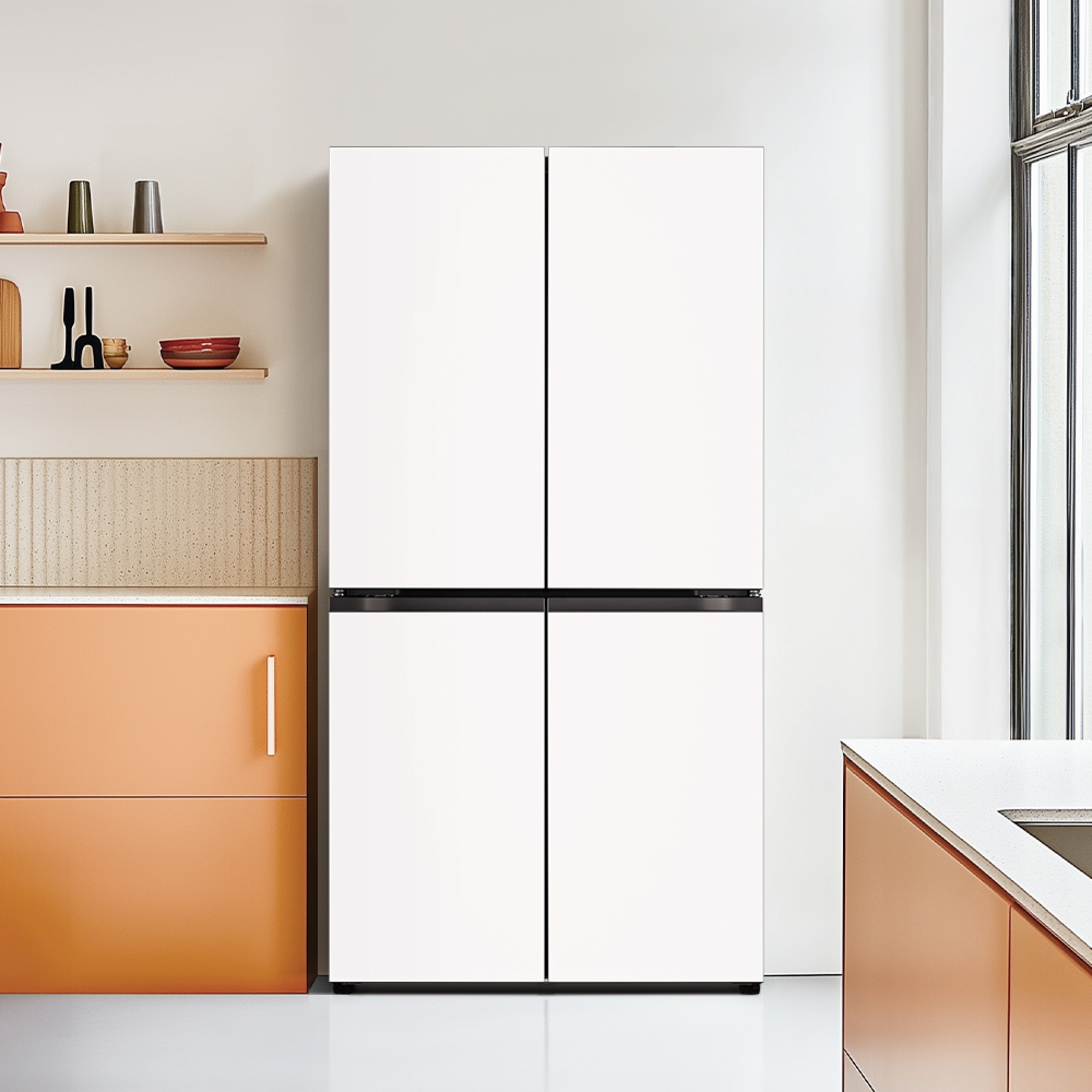 냉장고 LG 디오스 AI 오브제컬렉션 STEM 베이직 냉장고 (T875MQQ041.CKOR) 줌이미지 1