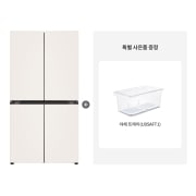 냉장고 (특별 사은품 패키지) LG 디오스 오브제컬렉션 매직스페이스 냉장고 + 야채 트레이 (T875MEE111K.AKOR) 썸네일이미지 1
