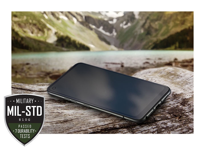 Replacement Battery Back Cover With Camera Lens For LG Q70 / LM-Q730N (Korean Version) - Black