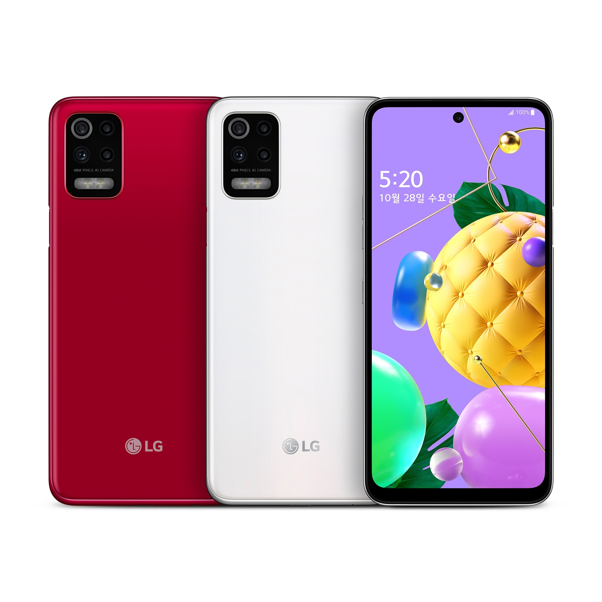 스마트폰 LG Q52 (LG U+) (LMQ520N.ALGTWH) 줌이미지 0