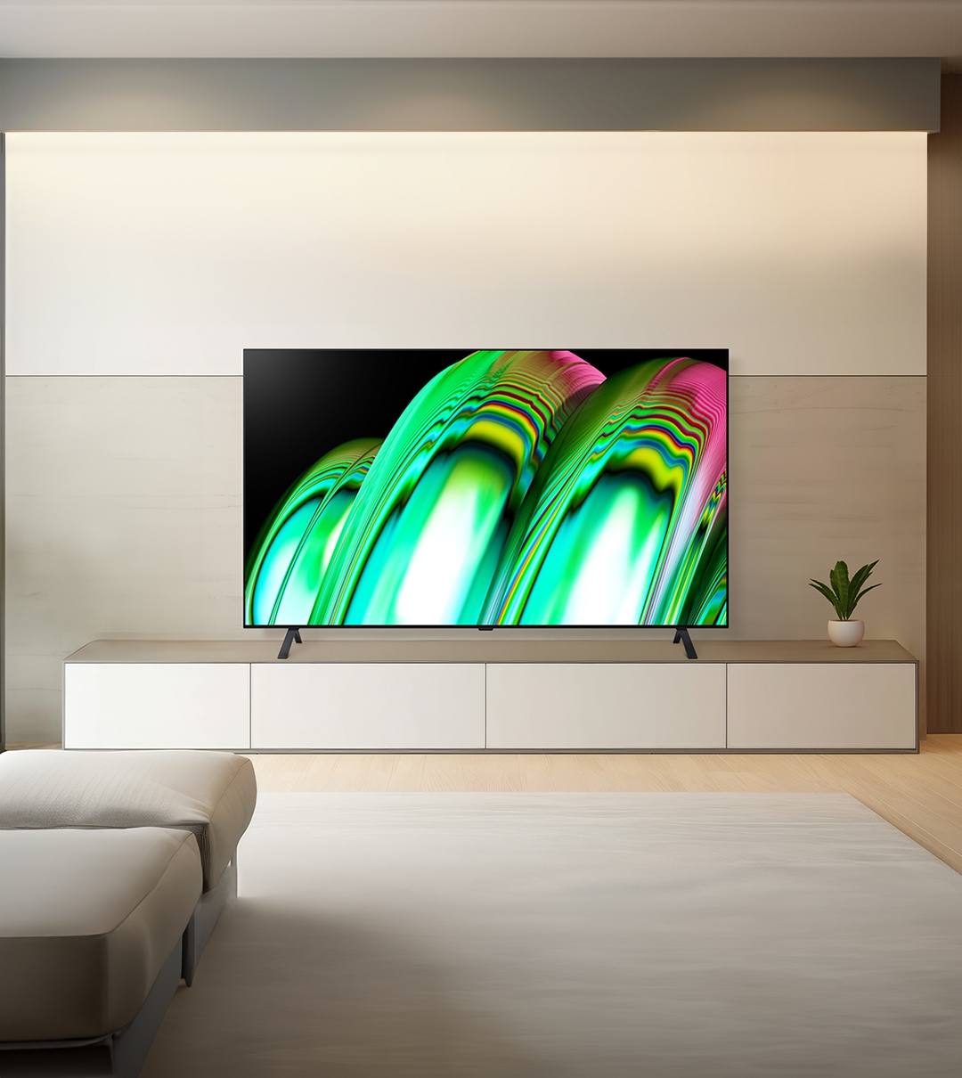 TV LG 올레드 TV (스탠드형) (OLED77A2ES.AKRG) 메인이미지 0