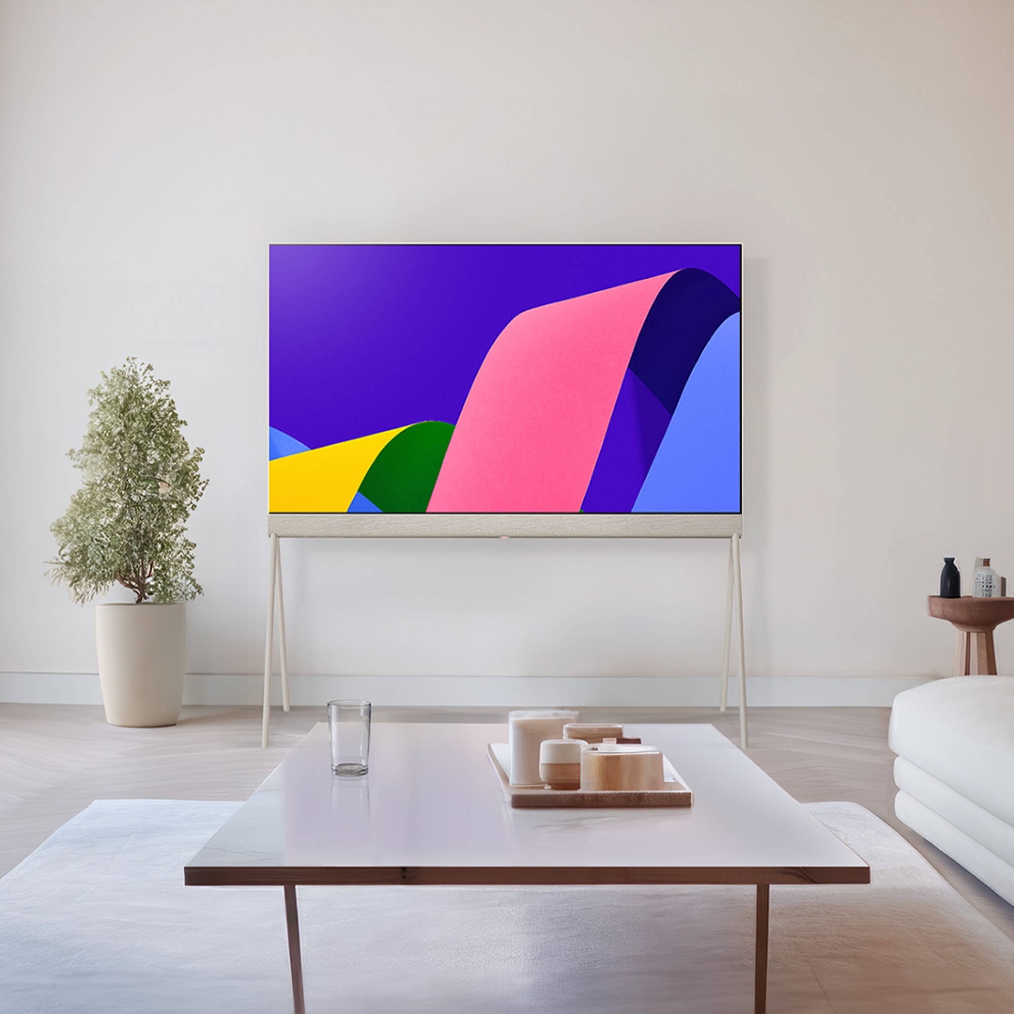 TV LG 올레드 오브제컬렉션 Posé (포제) (55LX1QKNA.AKR) 줌이미지 1
