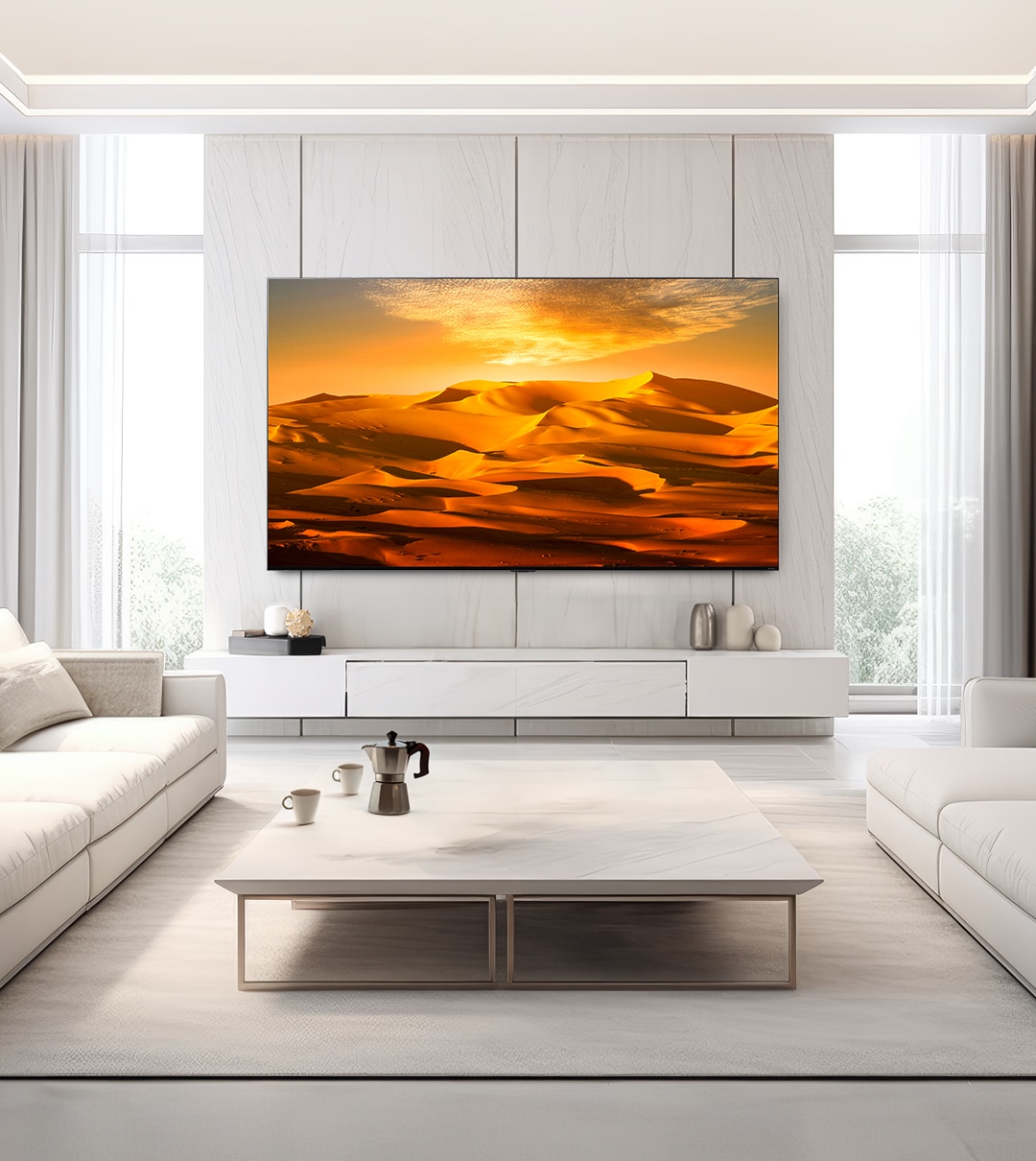 TV LG QNED evo (벽걸이형) (75QNED90KQW.AKRG) 메인이미지 0