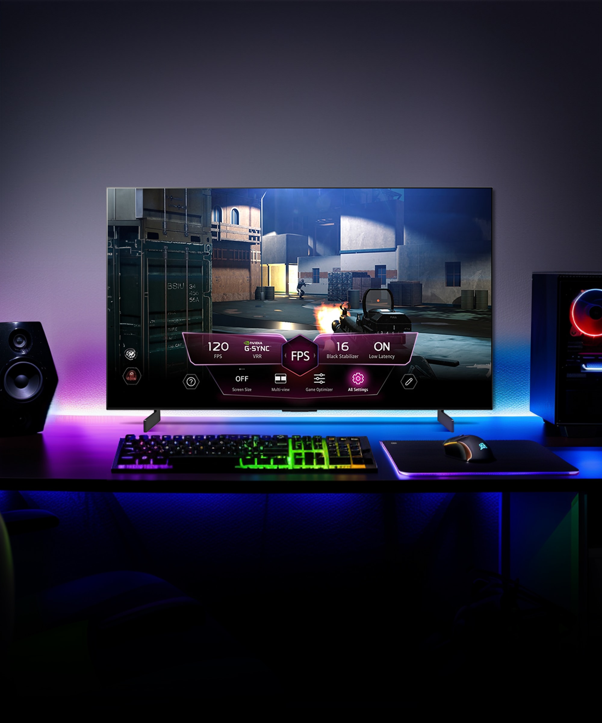 TV LG 올레드 evo (스탠드형) (OLED42C3KS.AKRG) 메인이미지 0
